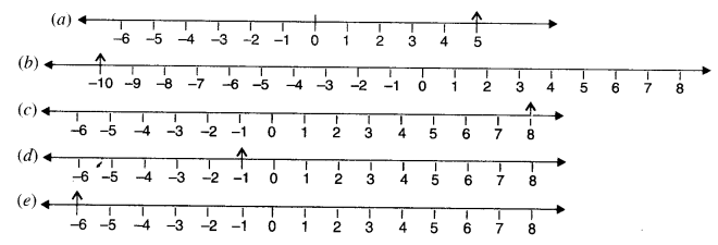 NCERT Solutions for Class 6 Maths Chapter 6 Integers